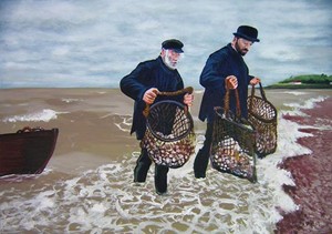 Whitstable Oyster Fishermen by Peter Gander