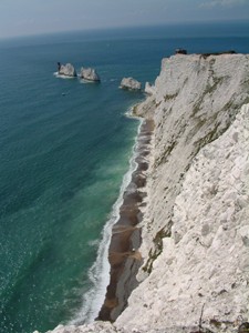 View of the Needles form Alum Bay, Isle of Wight